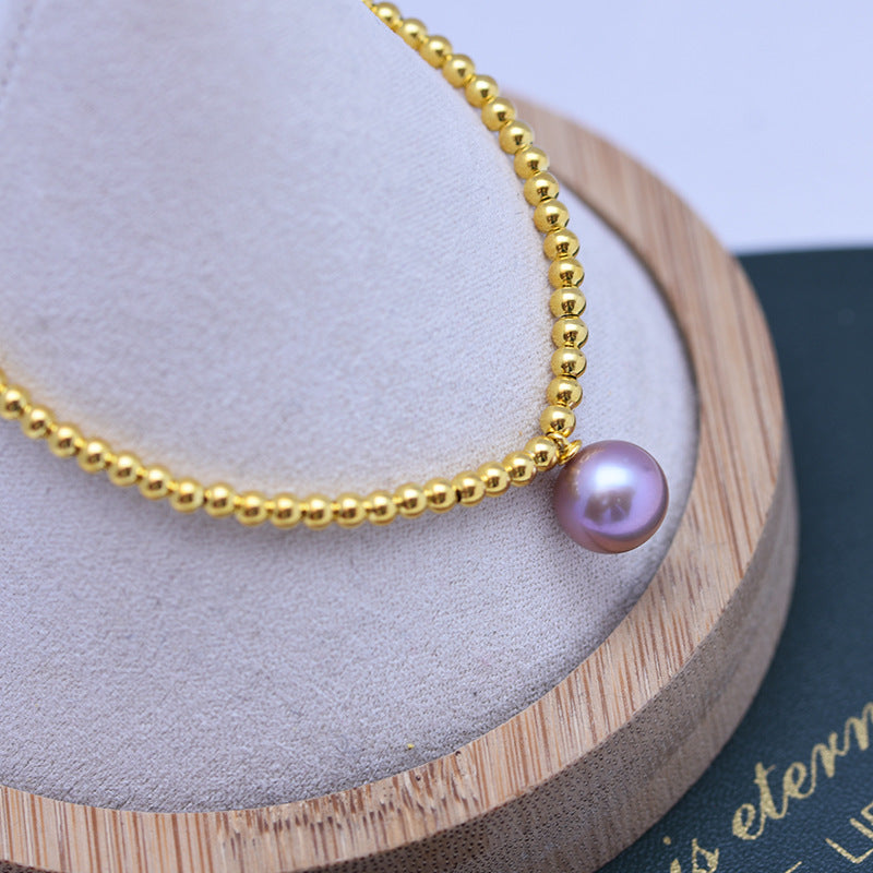Simple Round Silver Bracelet for Women's Fashion