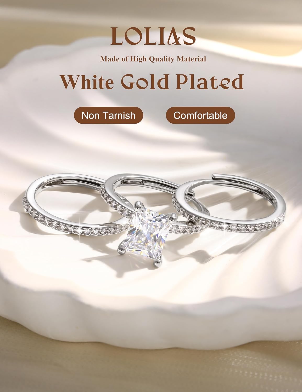HaloTrio Ring Set image 8