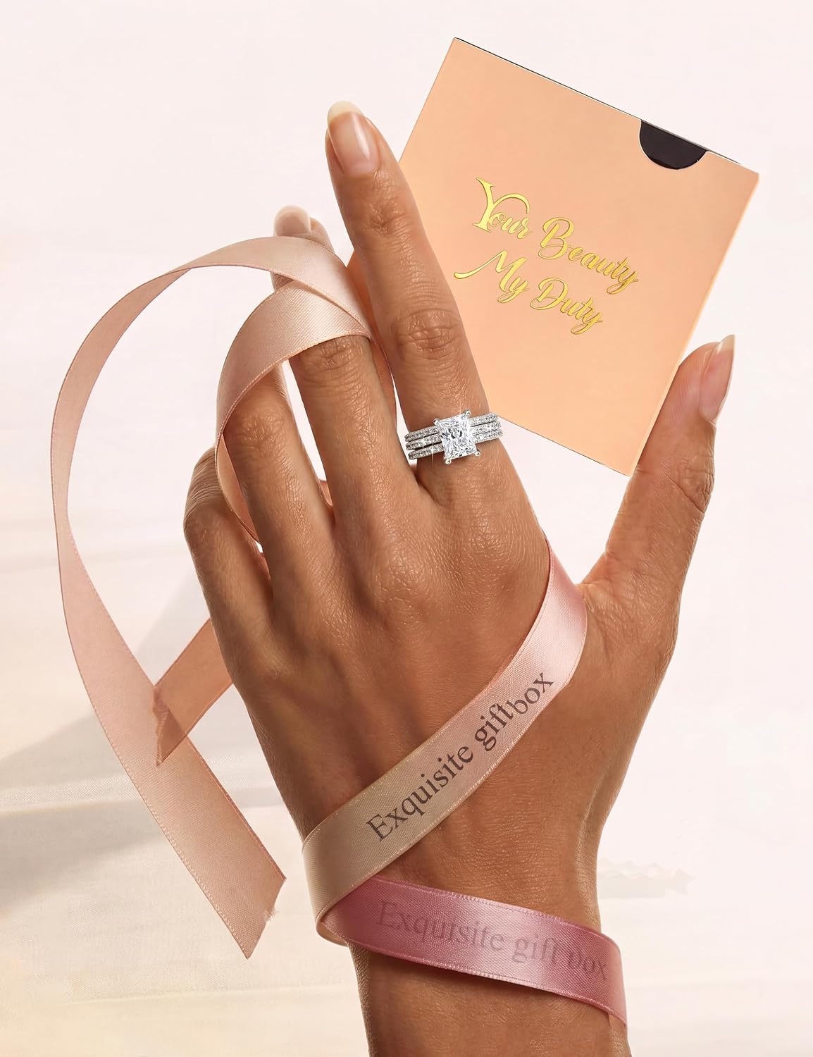 HaloTrio Ring Set image 4