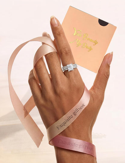 HaloTrio Ring Set image 4