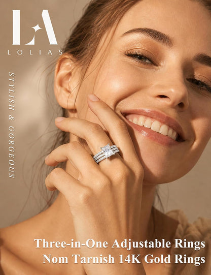 HaloTrio Ring Set image 5